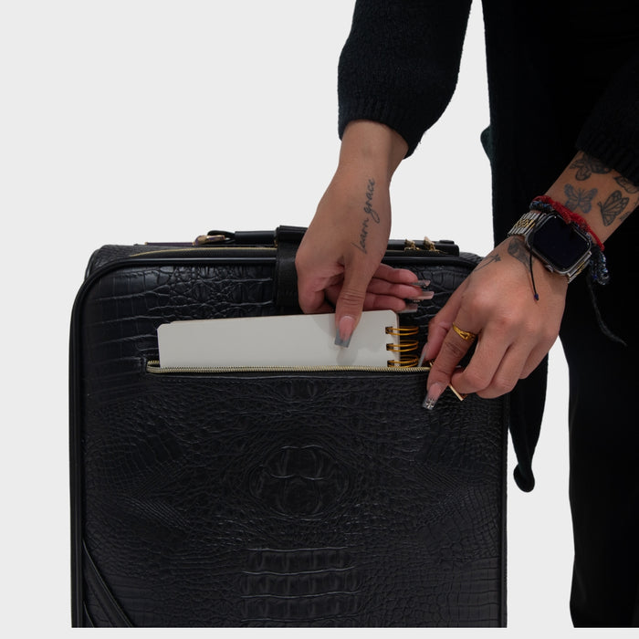 Statement 2-Piece Luggage Set in Black