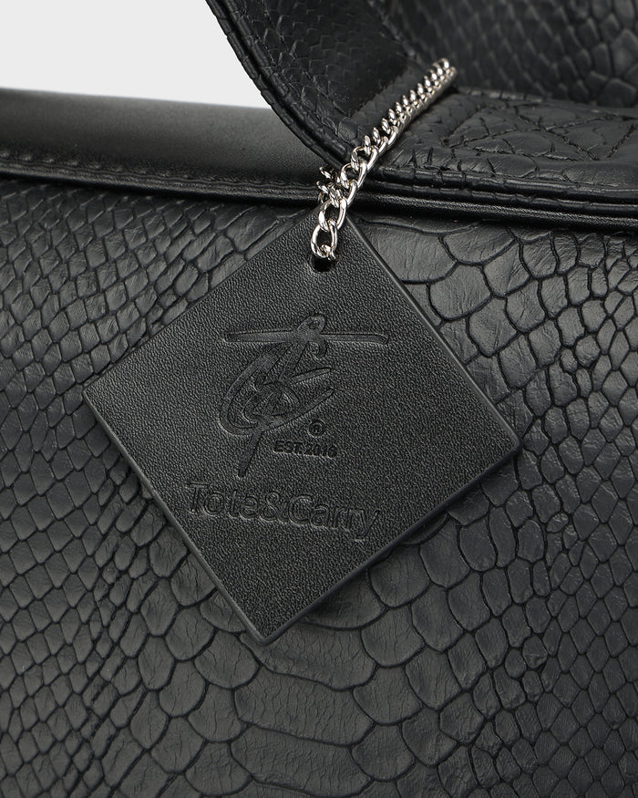 Statement Weekender Backpack in Black