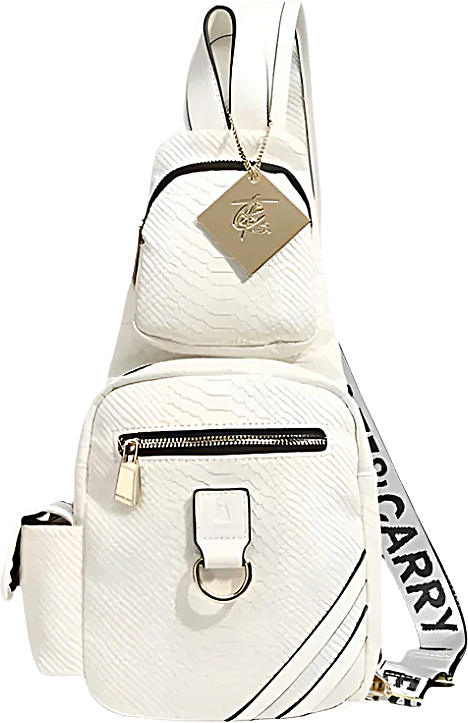 White On The Go Sling Bag