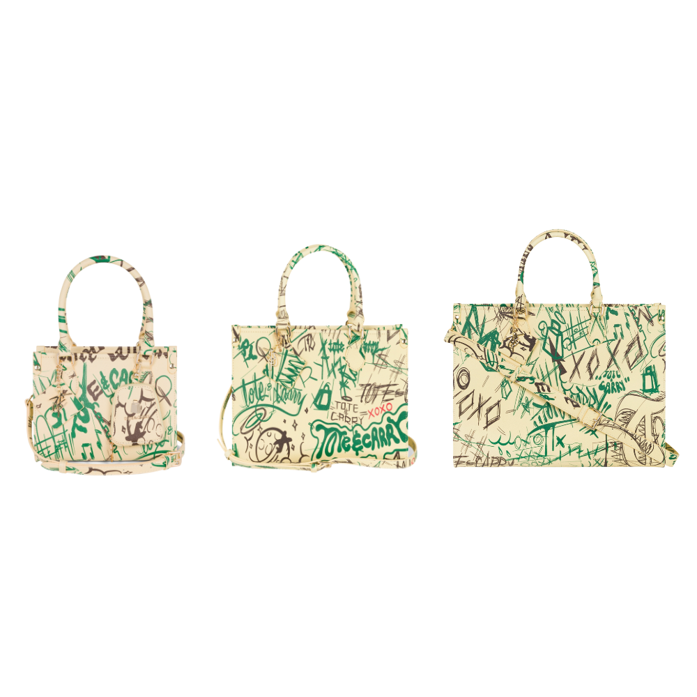 Graffiti Mini Tote Bag, Handbag – Tote&Carry