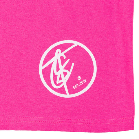 Neon Pink Tote&Carry LA Ribbon T-Shirt