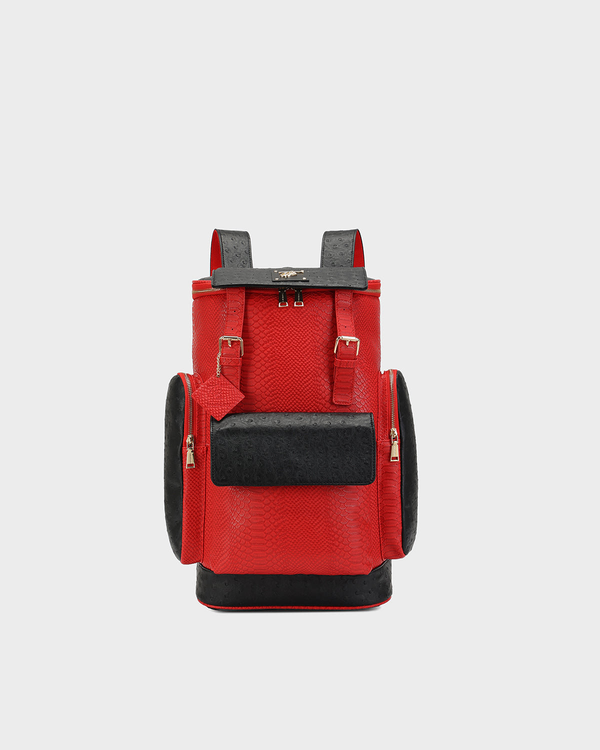 Noble Backpack in Black & Red