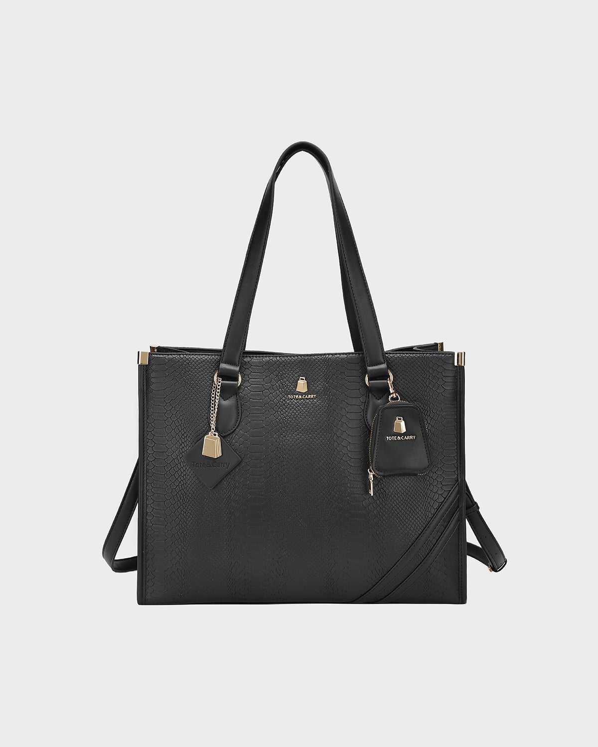 『TEN TOTE BAG BLACK』 Signature City Tote Bag in Black – Tote&Carry