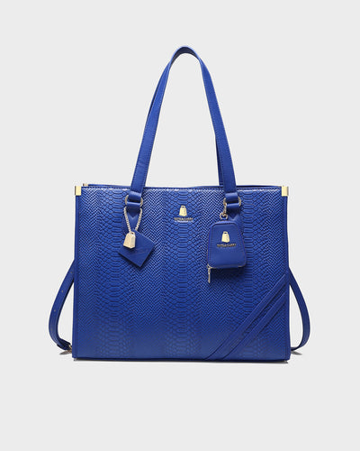 Signature City Tote Bag in Royal Blue