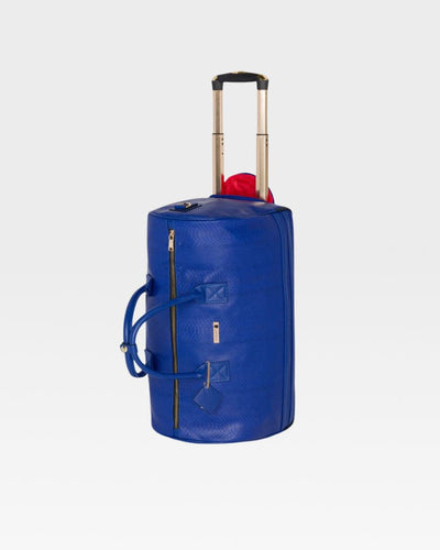 Signature Traveler Rolling Duffle in Royal Blue