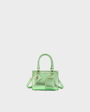 Lisse Mini Tote Bag in Seaweed Green