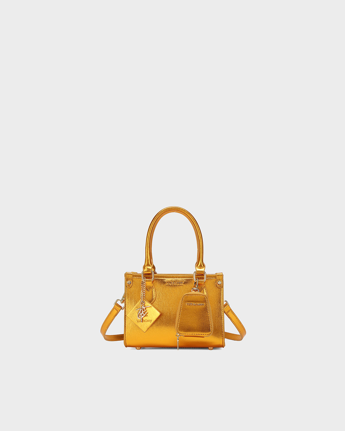 Lisse Mini Tote Bag in Orange