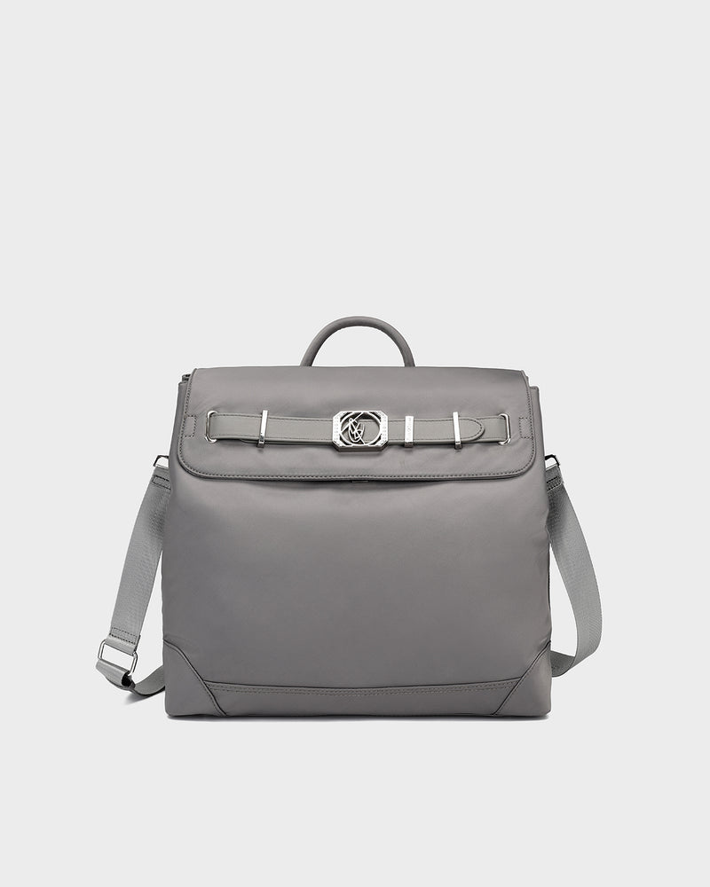Turk Laptop Backpack in Charcoal Grey