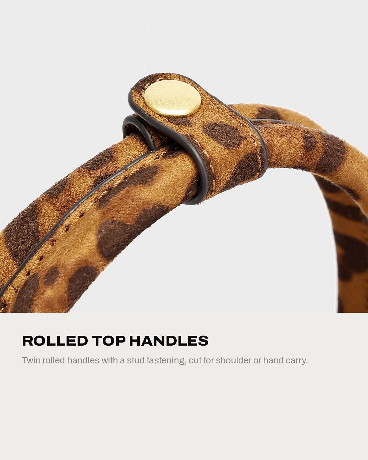 Bonita Baguette Bag in Cheetah Print — A+ 4
