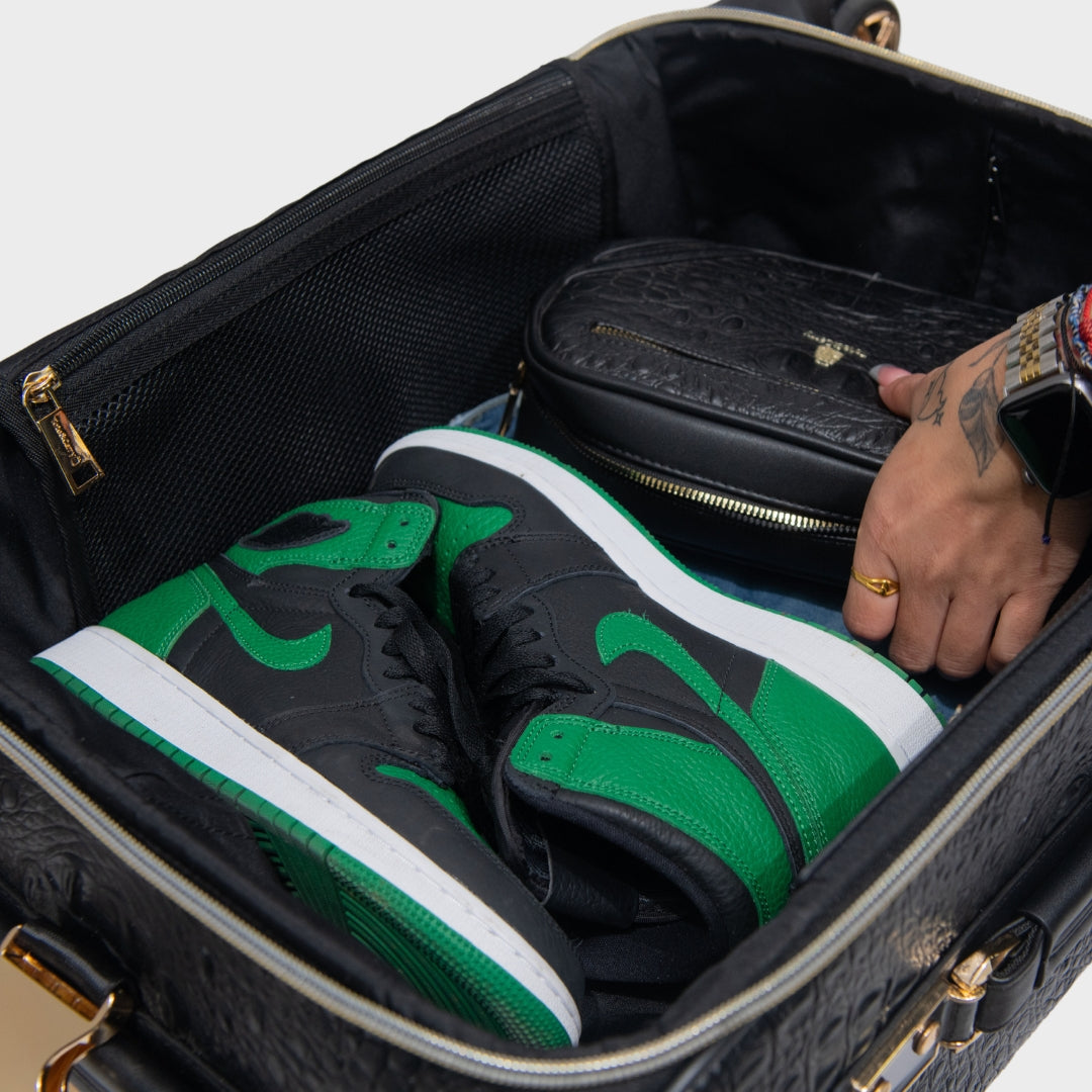 Statement 2-Piece Luggage Set in Black