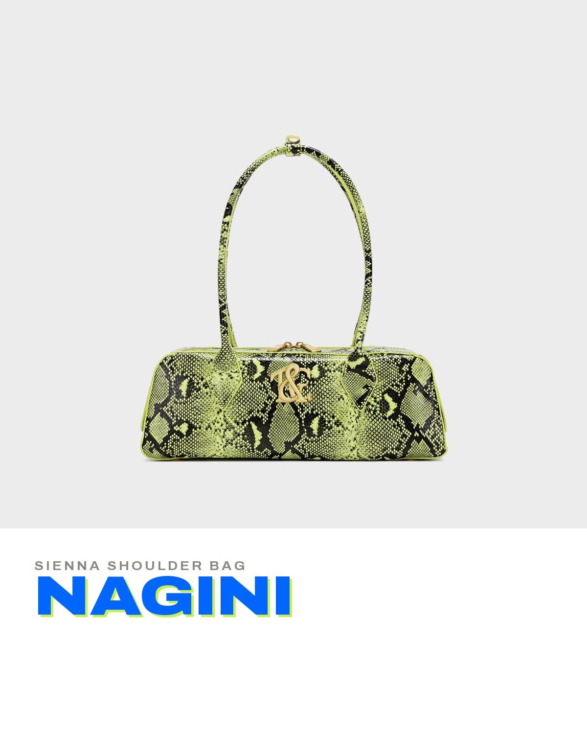 Sienna Shoulder Bag in Nagini — A+ 1