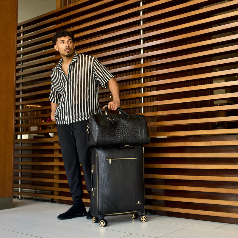Signature 2-Piece Luggage Set in Black