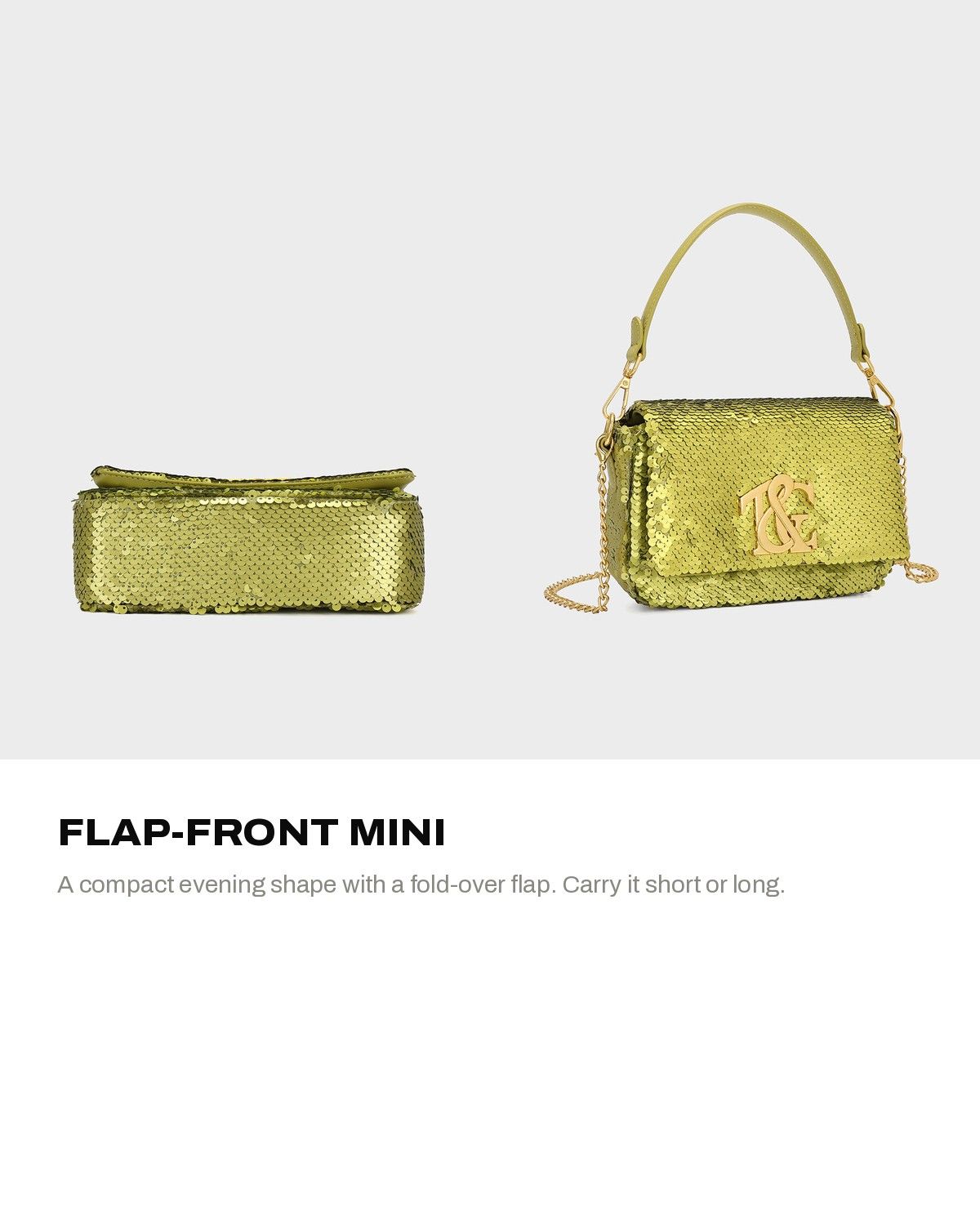 Aura Mini Bag in Green — A+ 4