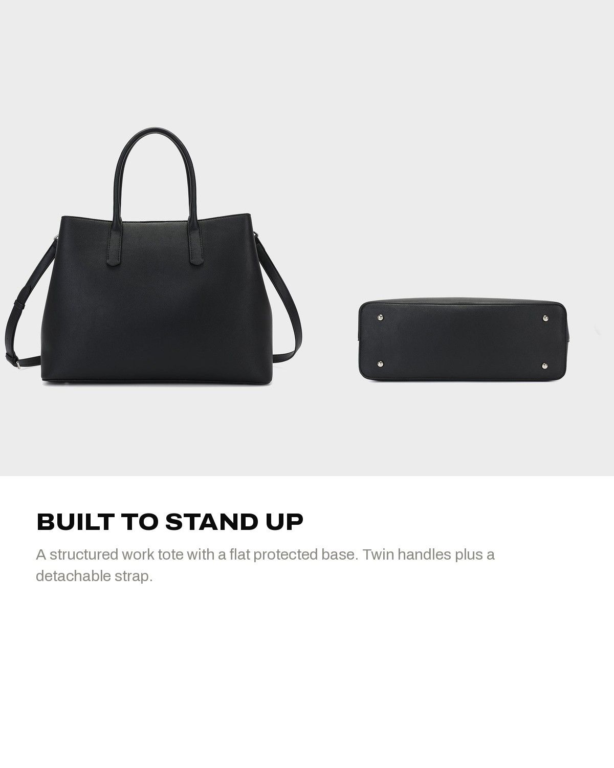 Mercer Work Tote in Onyx — A+ 4