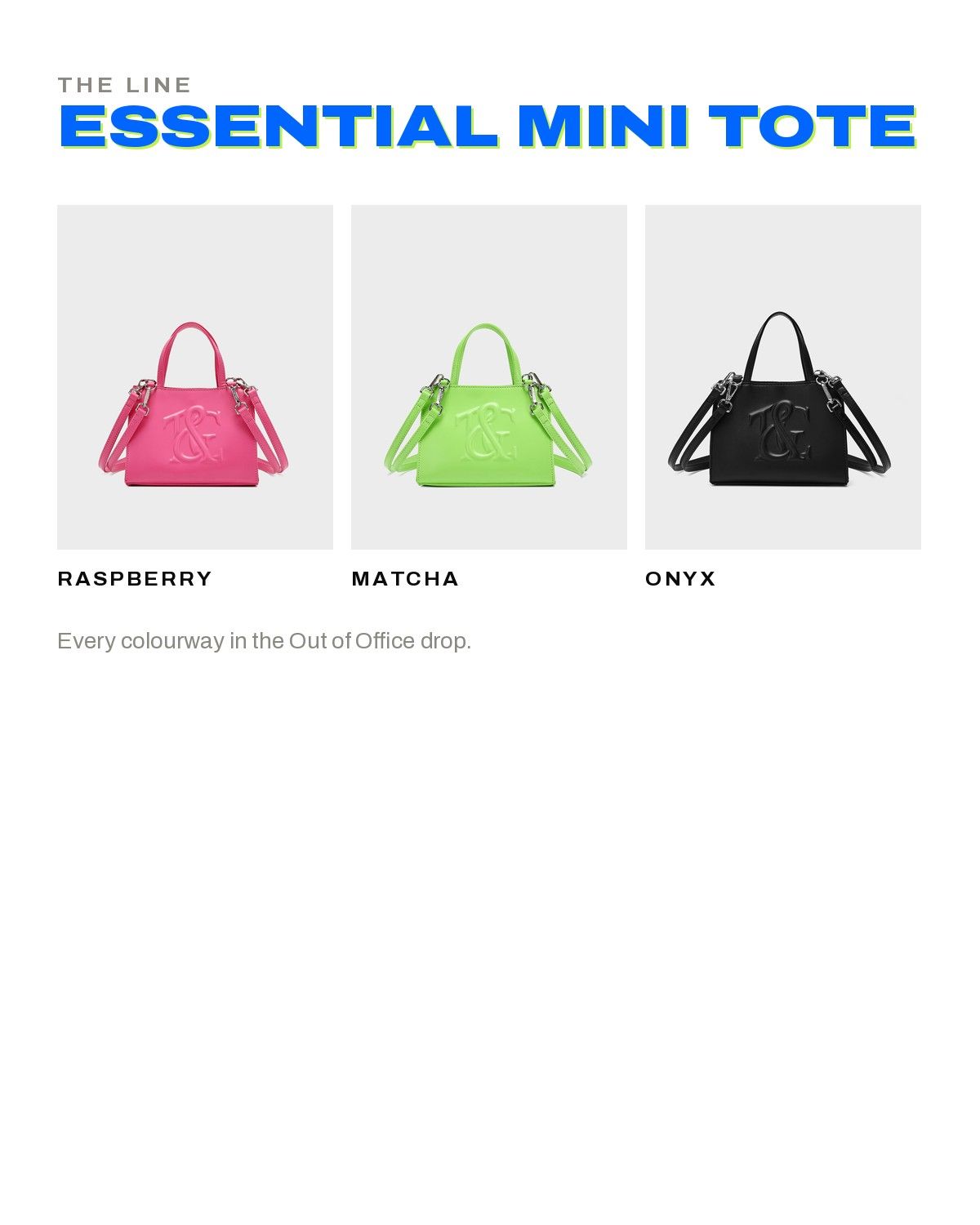 Essential Mini Tote — the line