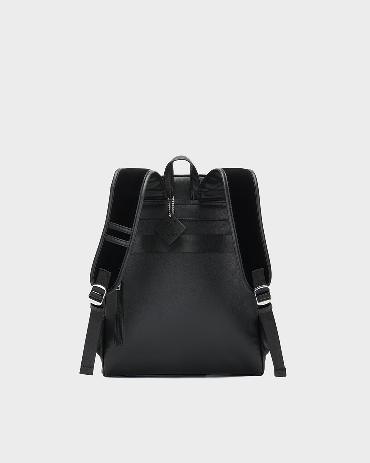 Velour Orbit Backpack in Black