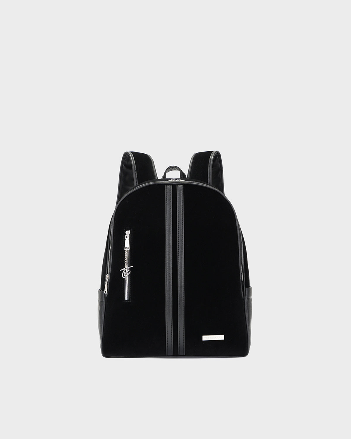 Velour Orbit Backpack in Black