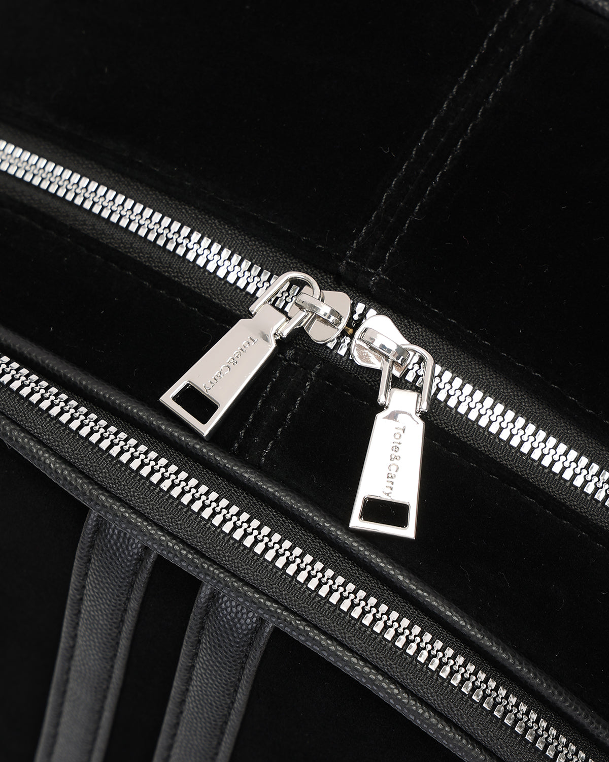 Velour Orbit Backpack in Black