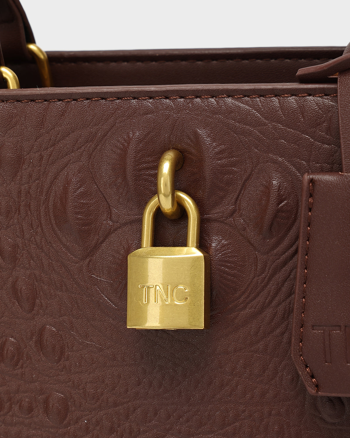 Empress Mini Tote Bag in Brown