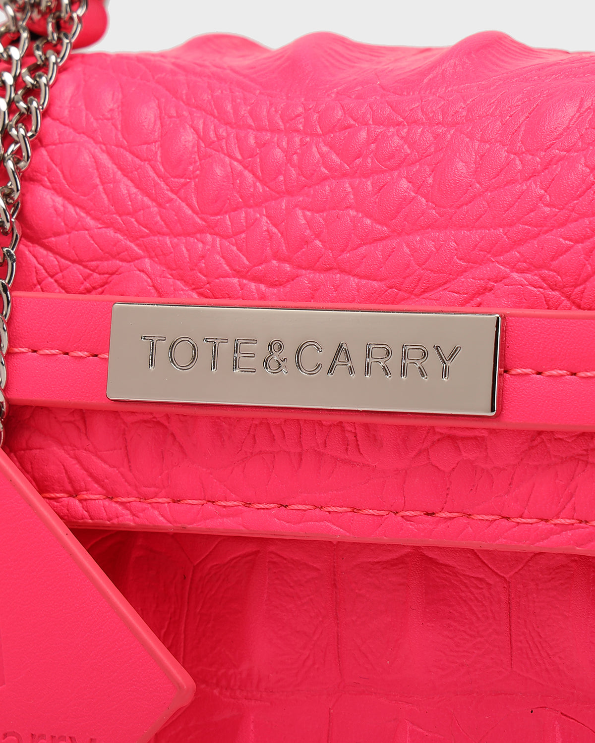 Prime Mini Tote Bag in Neon Pink