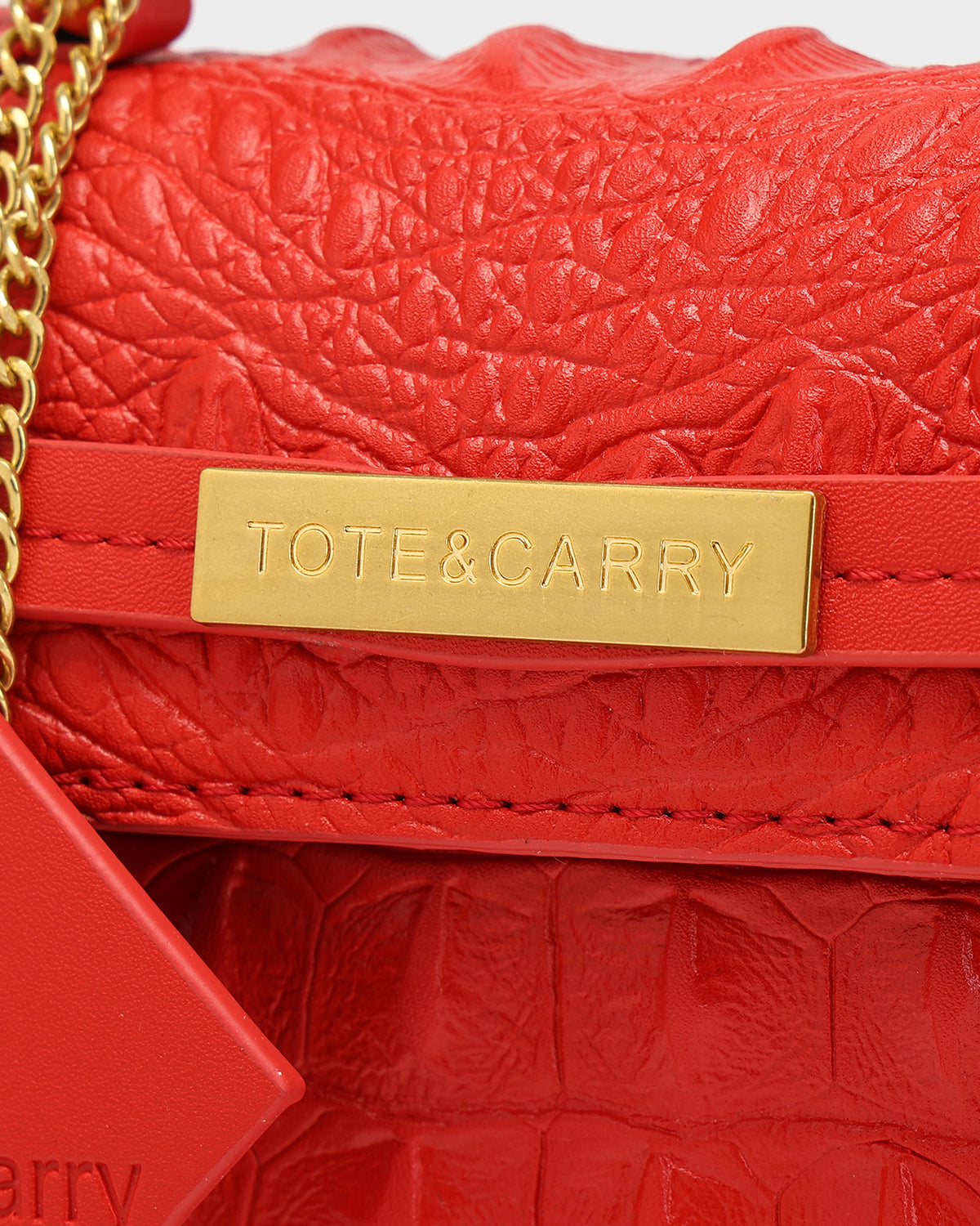 Prime Mini Tote Bag in Red