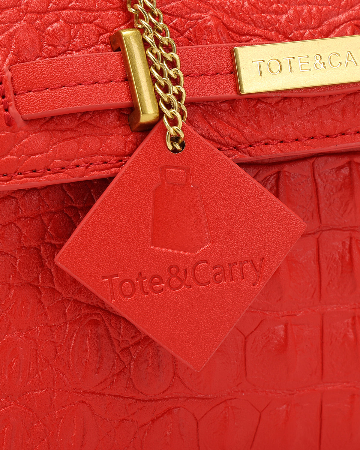 Prime Mini Tote Bag in Red