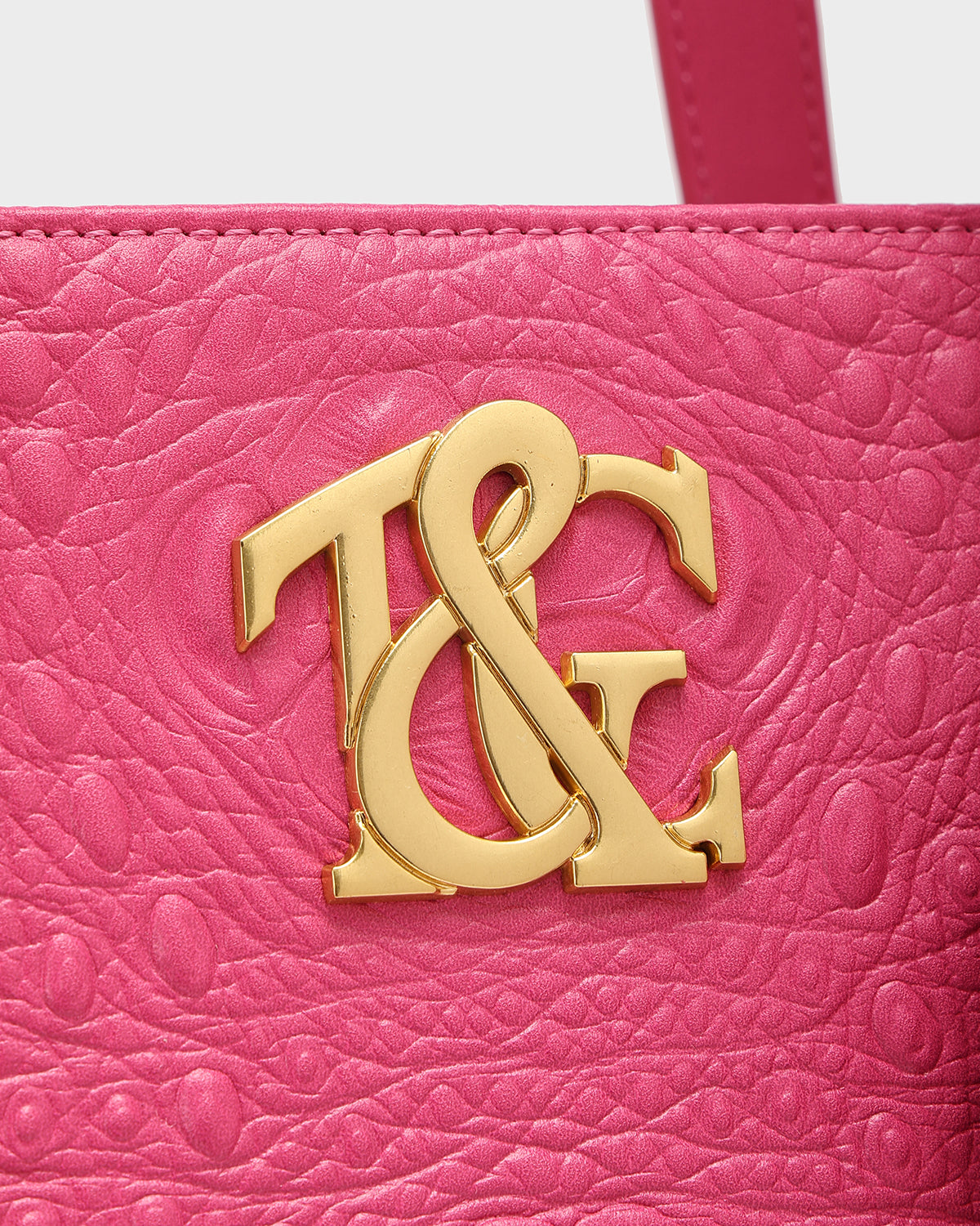 City scape Tote in Fuchsia