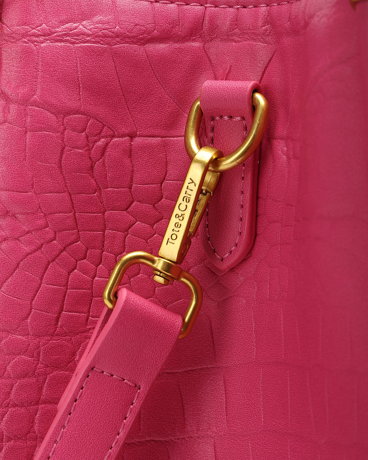City scape Tote in Fuchsia