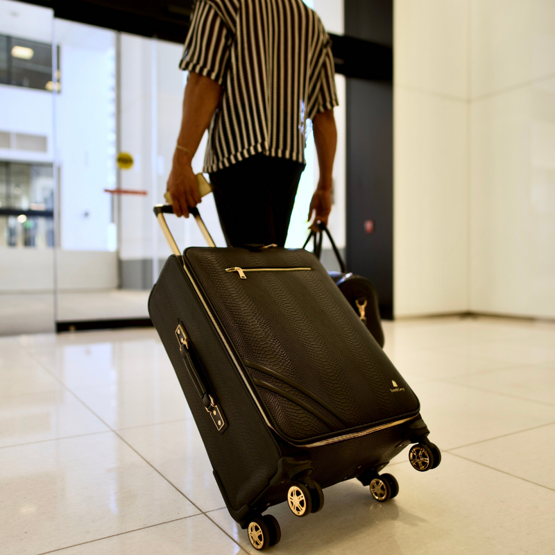 Signature 2-Piece Luggage Set in Black