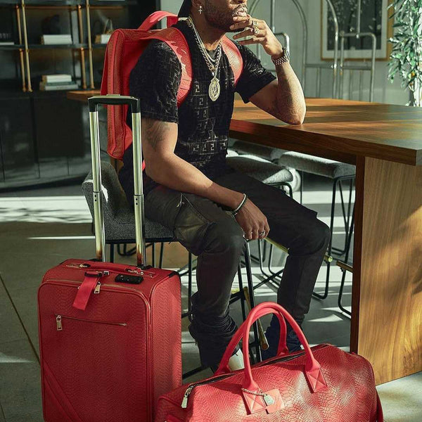 Signature 2-Piece Luggage Set in Red