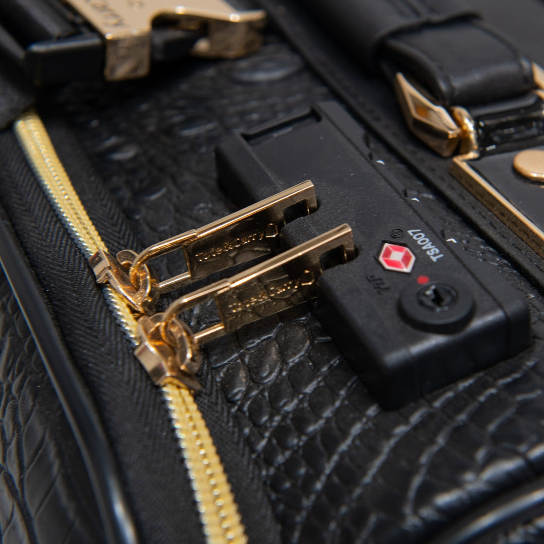Statement 2-Piece Luggage Set in Black