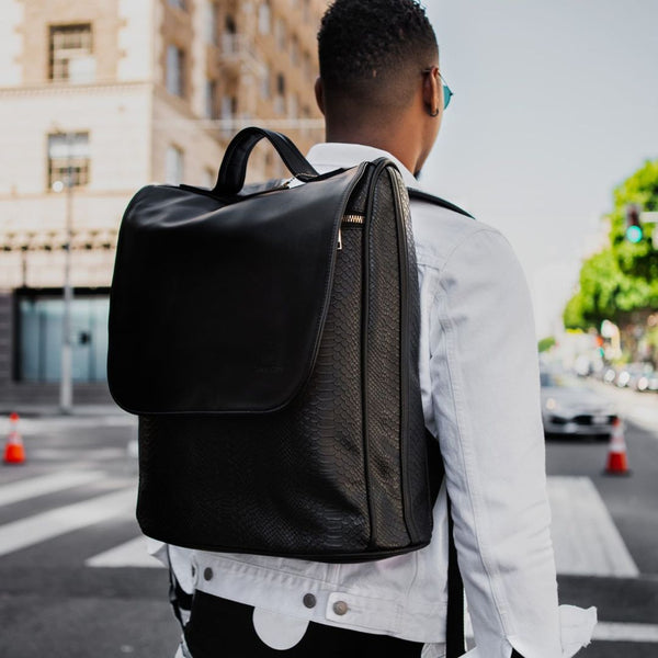 Signature Weekender Backpack in Black