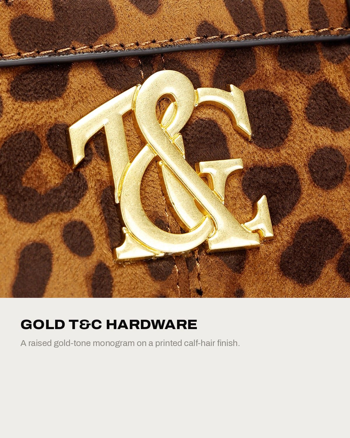 Bonita Baguette Bag in Cheetah Print — A+ 2