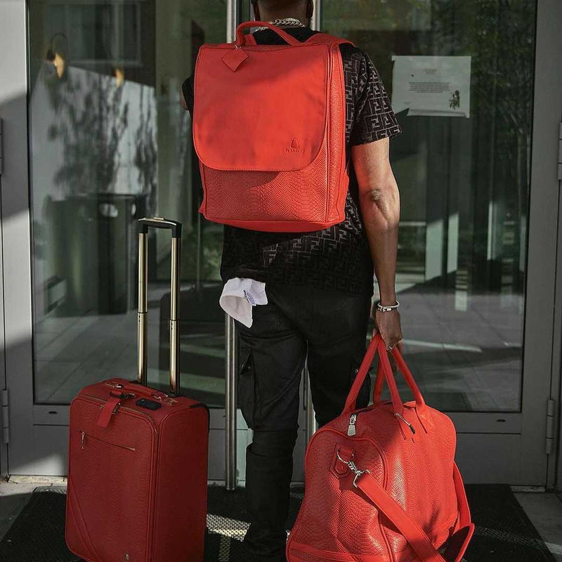Signature 2-Piece Luggage Set in Red