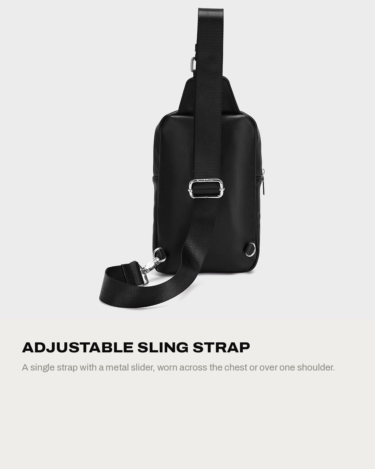 Terminal Sling Bag in Black — A+ 3