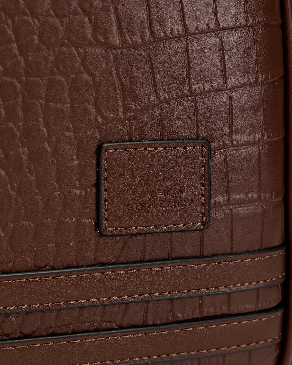 Statement Jetsetter Laptop Bag in Brown