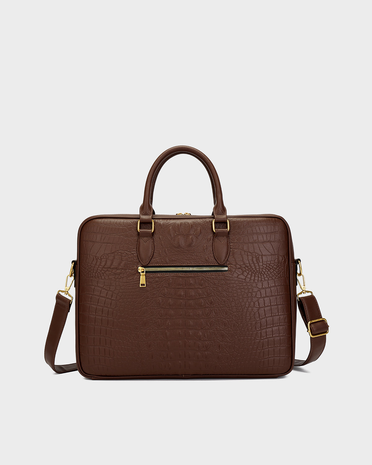 Statement Jetsetter Laptop Bag in Brown