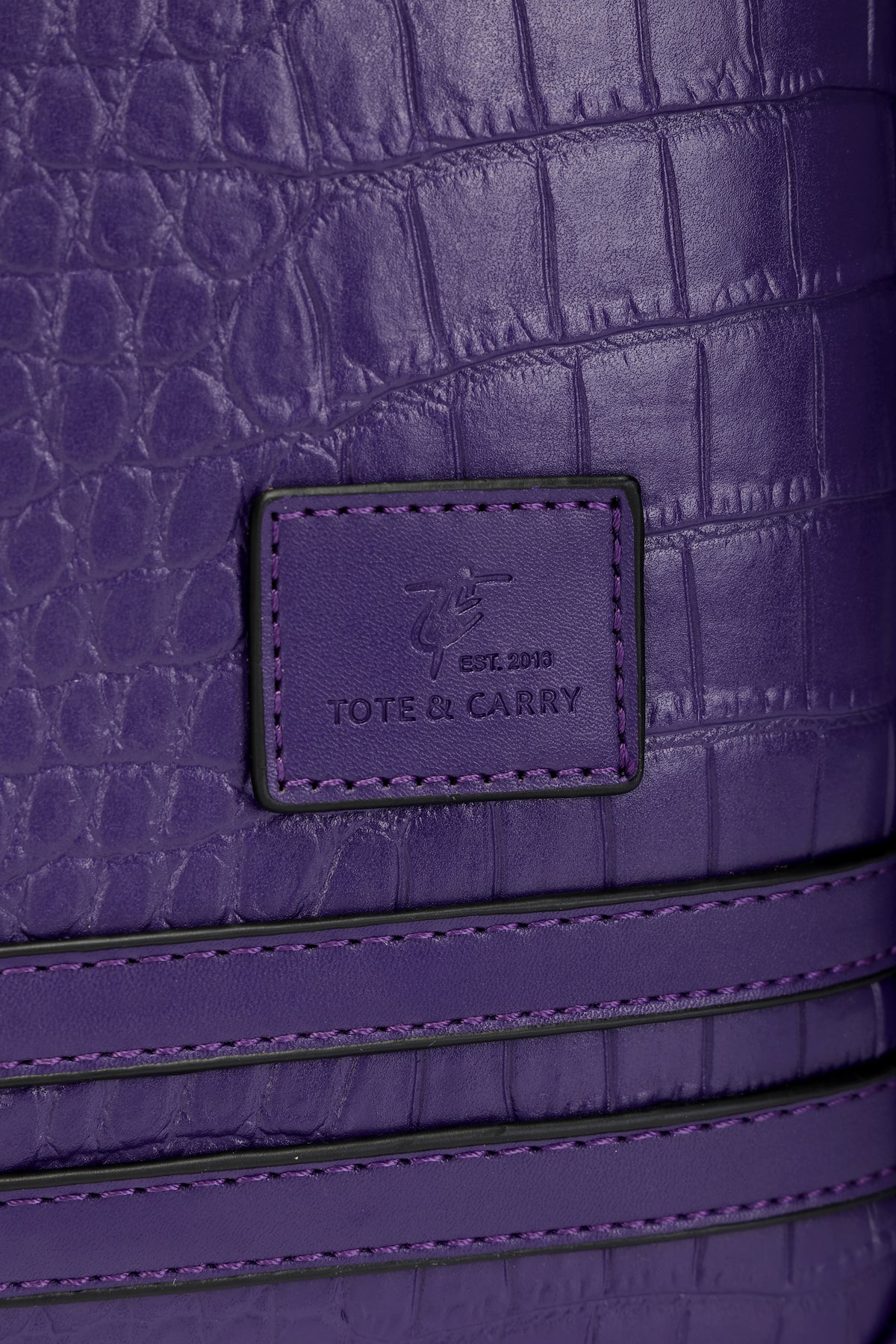 Statement Jetsetter Laptop Bag in Purple