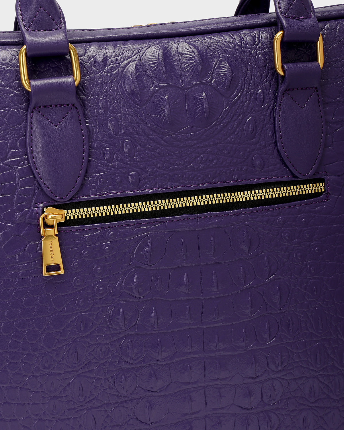 Statement Jetsetter Laptop Bag in Purple
