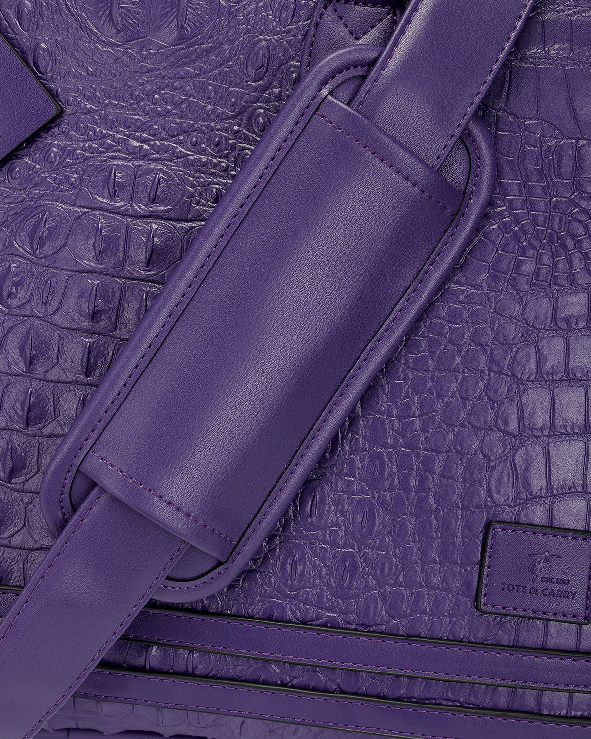 Statement Jetsetter Laptop Bag in Purple