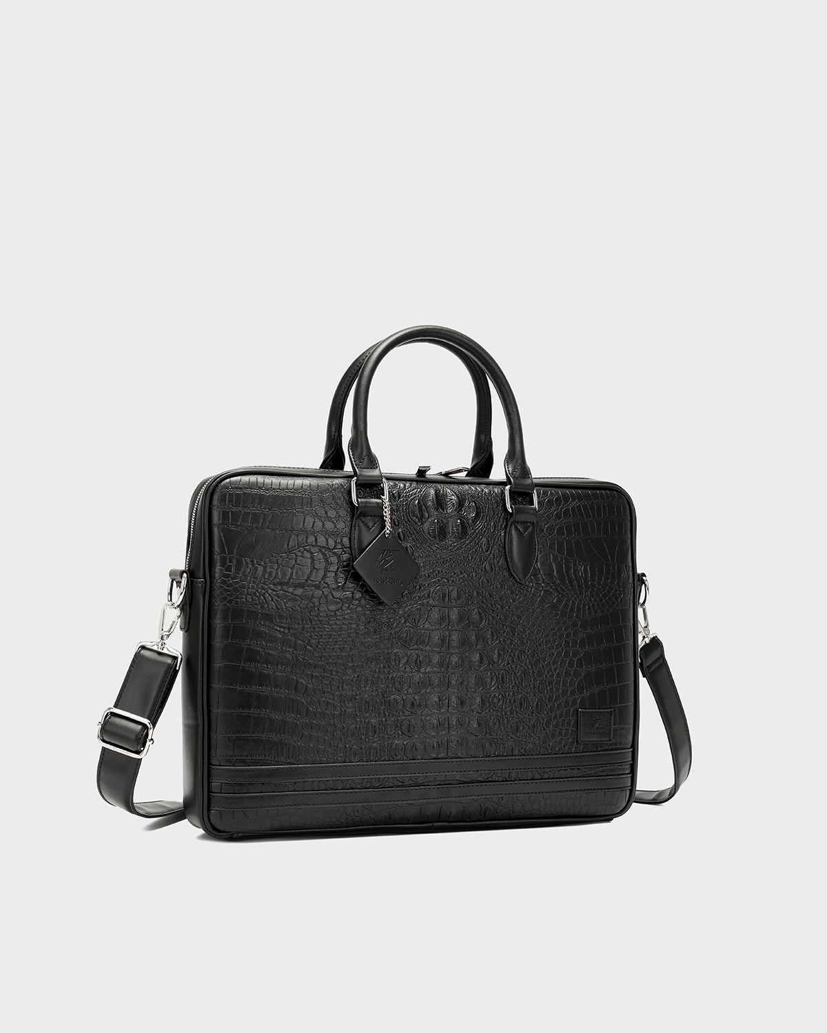 Statement Jetsetter Laptop Bag in Black