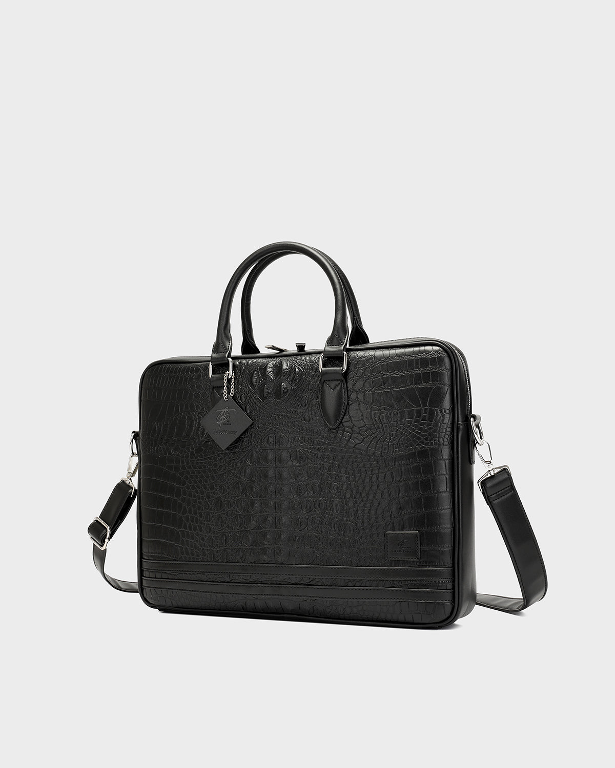 Statement Jetsetter Laptop Bag in Black