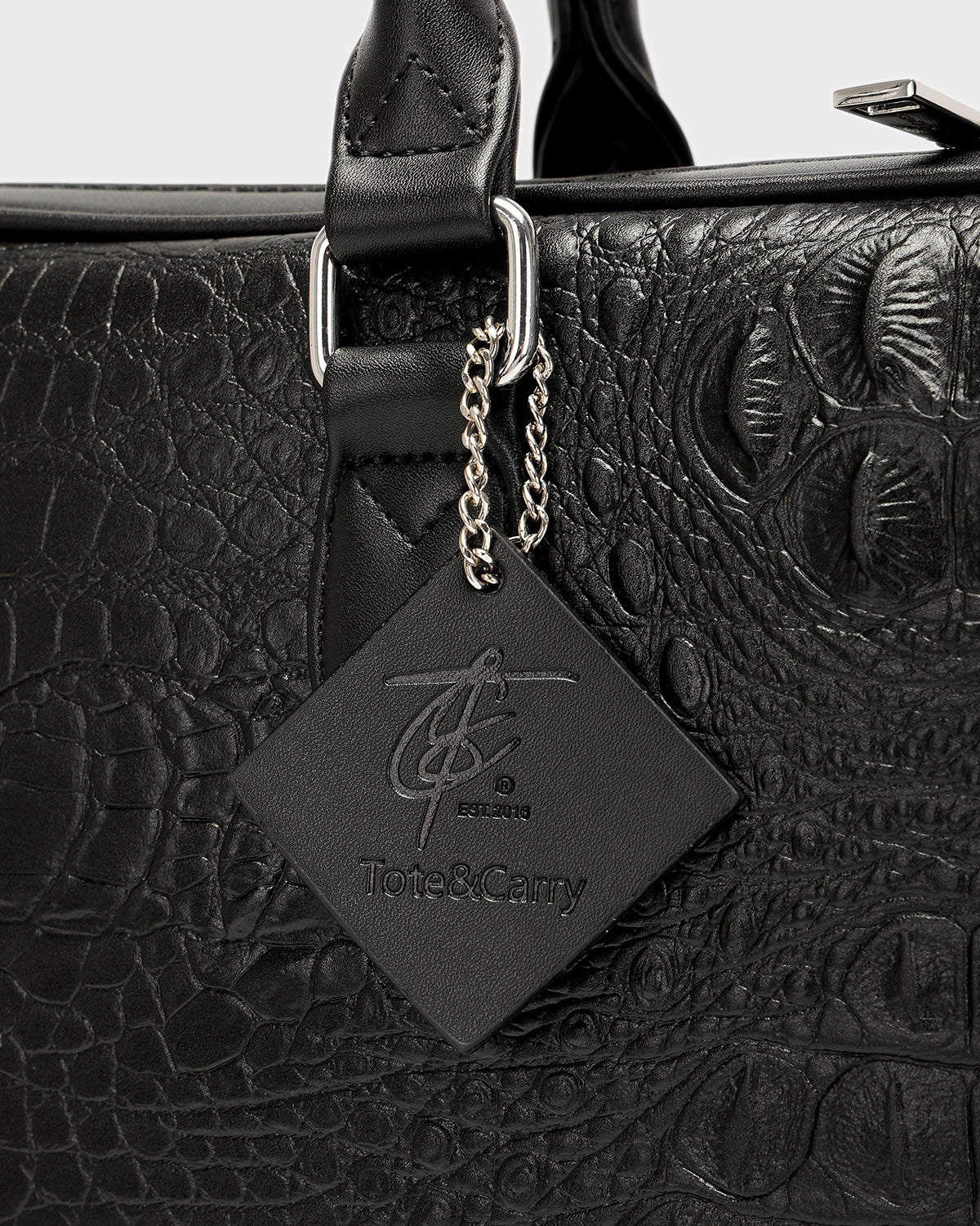 Statement Jetsetter Laptop Bag in Black