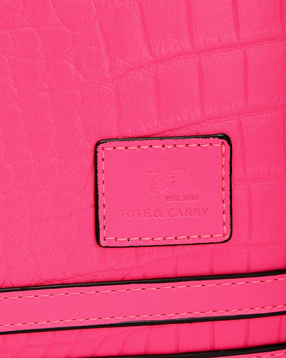 Statement Jetsetter Laptop Bag in Neon Pink