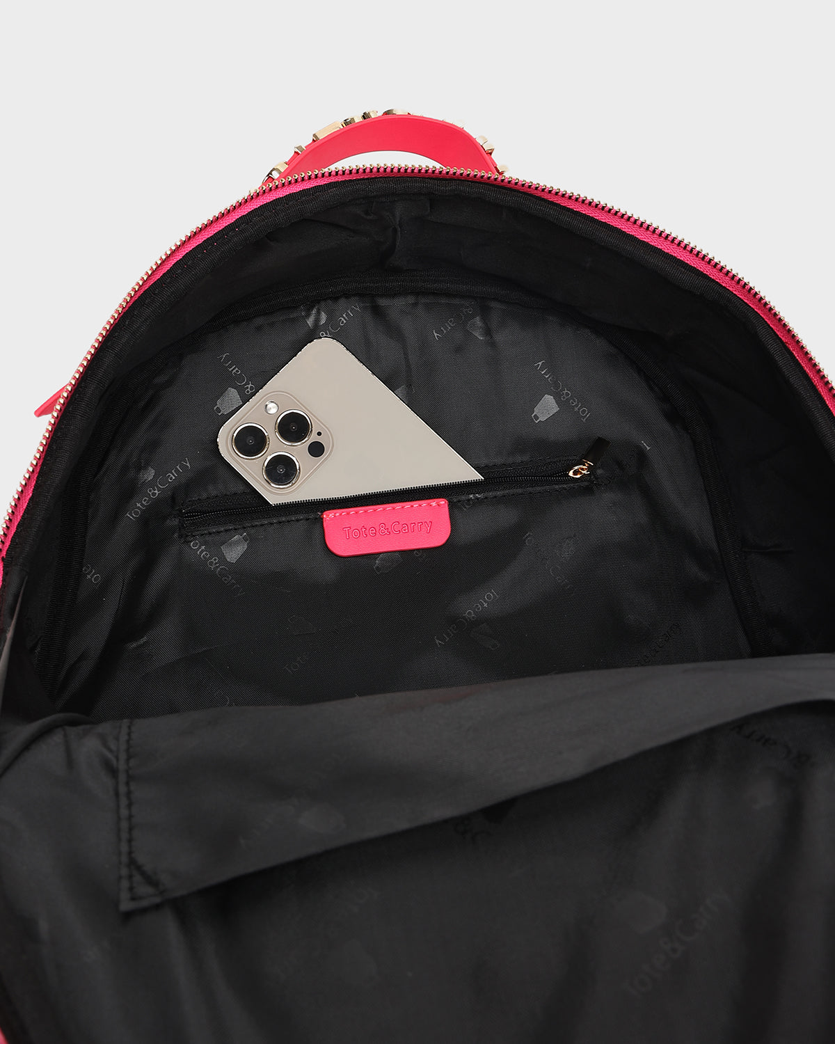 Statement Commuter Backpack in Neon Pink