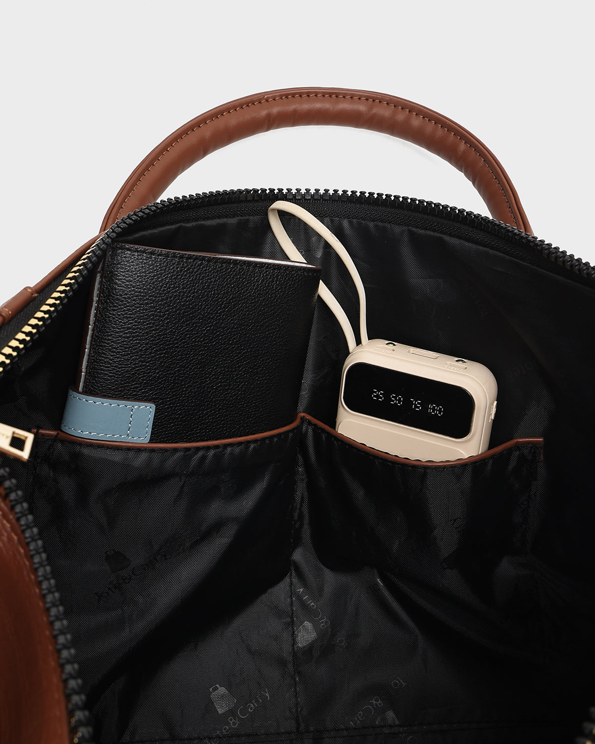 Classic Weekender Travel Set in Caramel