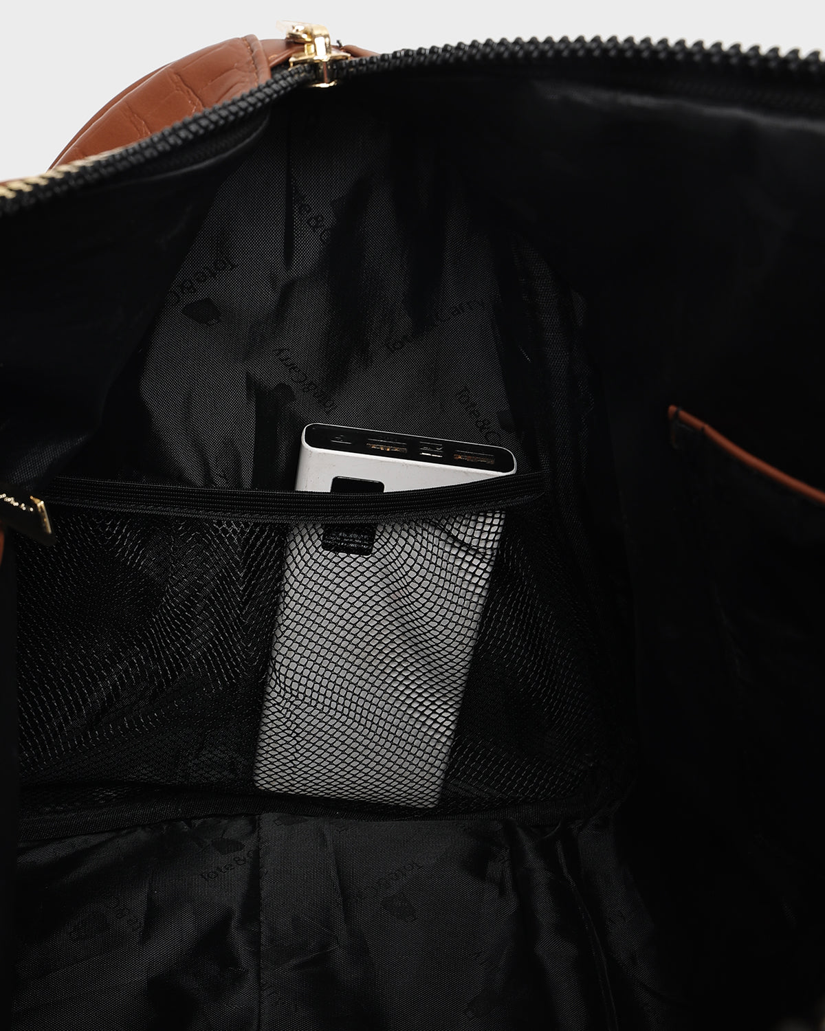 Classic Weekender Travel Set in Caramel