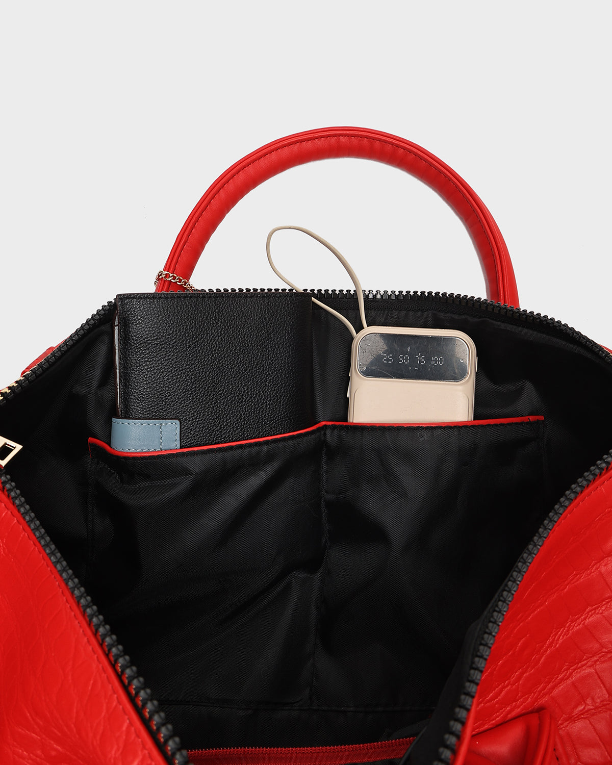 Statement Weekender Travel Set in Red