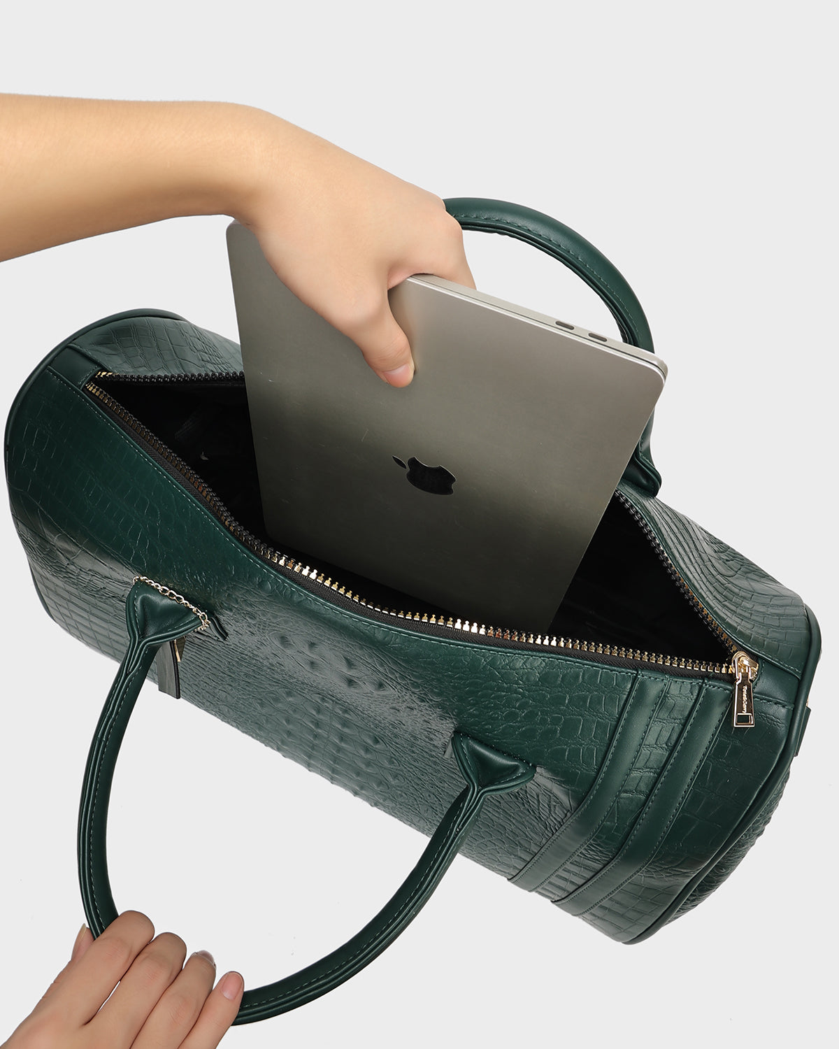 Classic Weekender Duffle Bag in Emerald Green