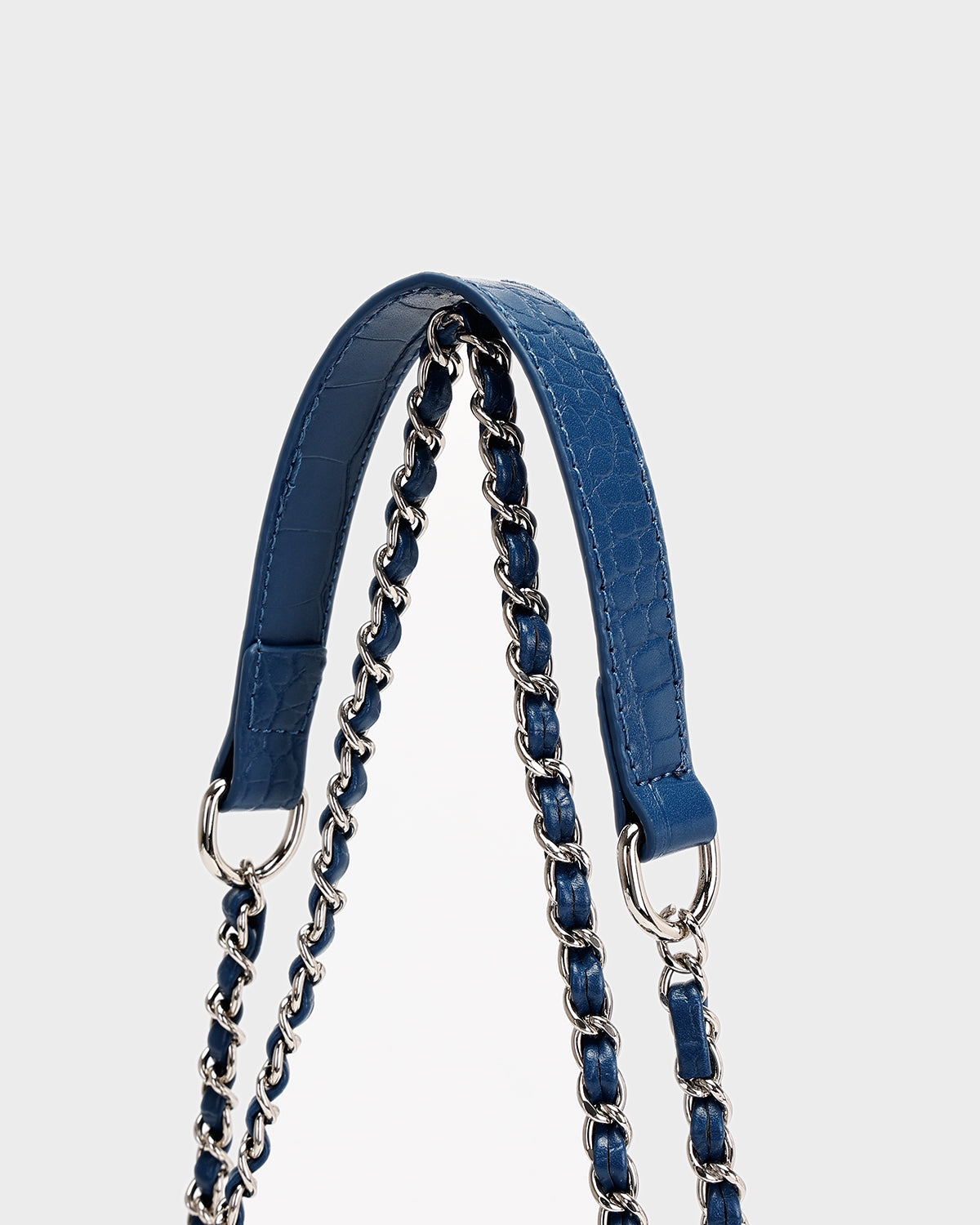 Varsity Rally Shoulder Bag in Royal Blue & Lime